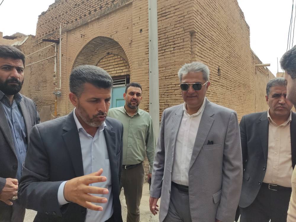 بازدید میدانی علی نبیان معاون وزیر راه و شهرسازی از بافت تاریخی دزفول